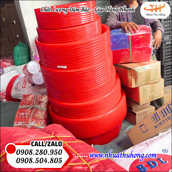Thu Hồng – Đồ dùng nhựa gia dụng sỉ rẻ, ship nhanh, hình thật 4 nhua gia dung si
