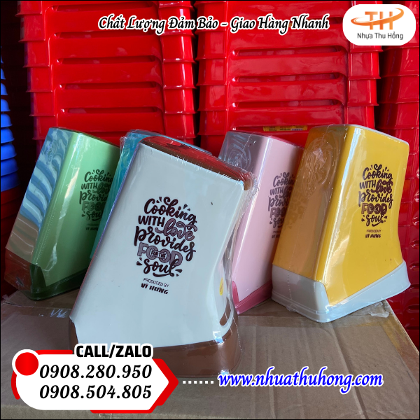 Nhập sỉ ống dao nhựa giá rẻ hàng đẹp, chất dày, lời cao 2 Ống cắm dao nhựa