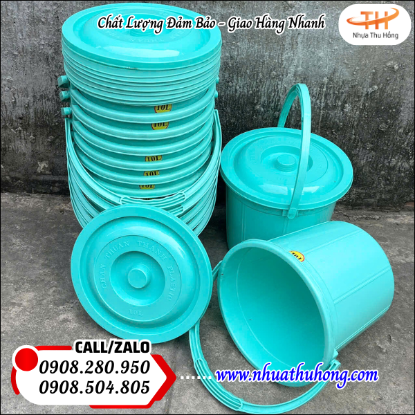 Xô nhựa có quai siêu bền giá sỉ rẻ hàng luôn có sẵn ở HCM 5 Thùng Nhựa Có Nắp – Sản Phẩm Chất Lượng Với Giá Cả Hợp Lý