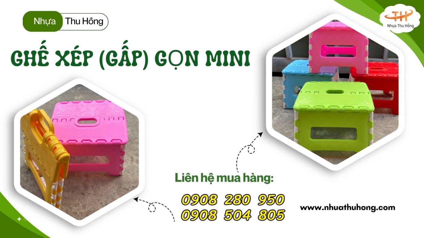 ghe nhua gap gon gia re