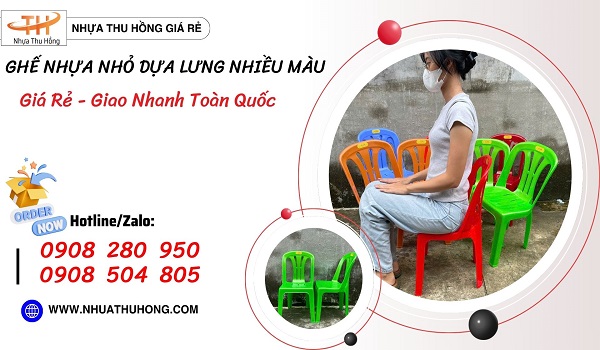 ghe nhua nho dua lung