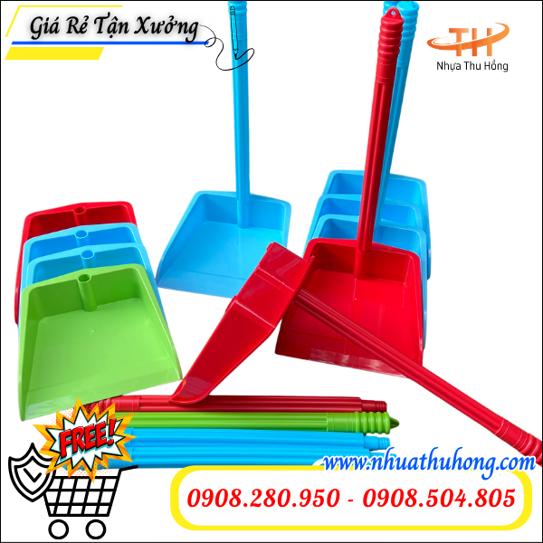 Ky nhựa hốt rác cán dài bền đẹp – Giao sỉ giá rẻ toàn quốc 5 ky nhựa (đồ nhựa hốt rác) giá rẻ tận xưởng