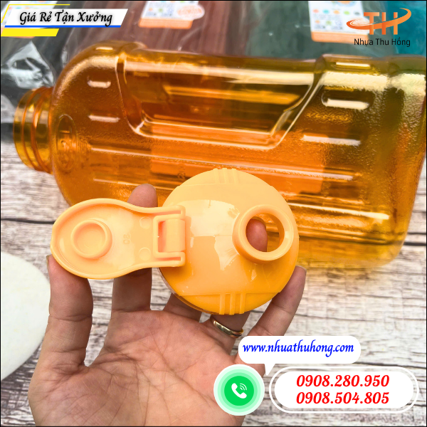 Bình nước 2L chia vạch giá sỉ rẻ nhựa bền an toàn 3 binh nuoc nhua chia vach co voi