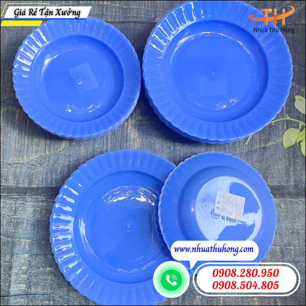 dĩa nhựa nhiều màu