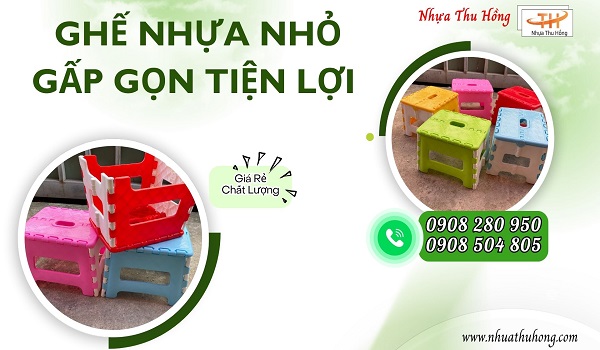 ghe nhua gap gon si