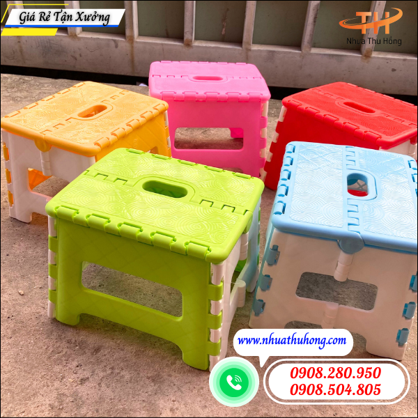 Ghế nhựa gấp gọn tiện dụng
