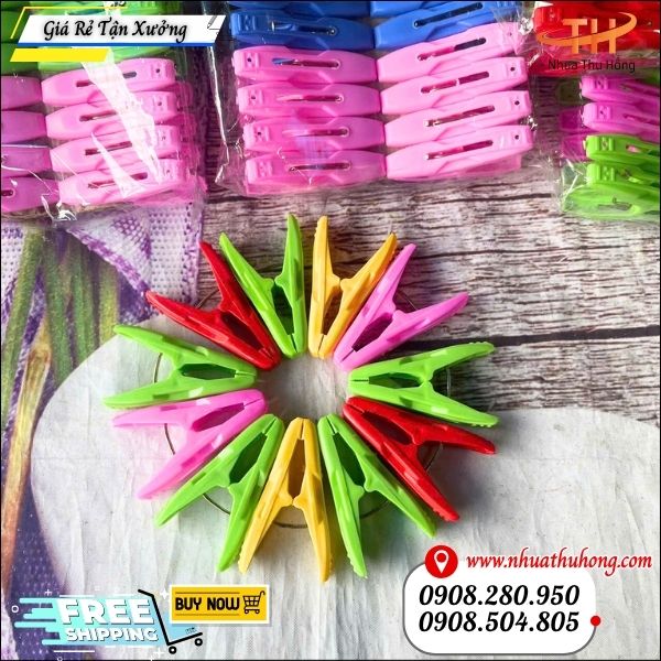 Chuyên Sỉ Kẹp Nhựa Phơi Quần Áo Tại TP.HCM – Giá Tốt, Uy Tín