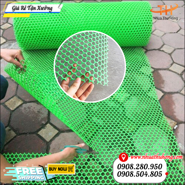 lưới nhựa xanh khổ 2m 3m 4m 5m