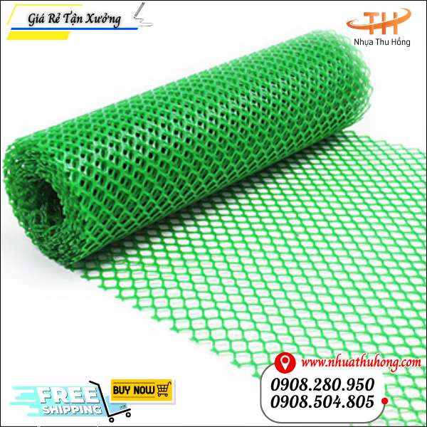 lưới nhựa xanh cuộn lớn