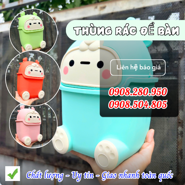 thùng rác để bàn
