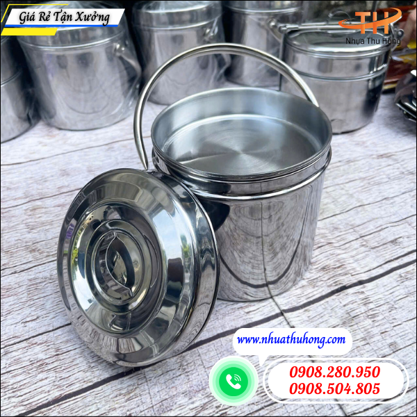 Cà mèn inox đem cơm giá rẻ – hàng dày bền đẹp, sỉ lẻ giá gốc 3 cà mèn inox mang cơm