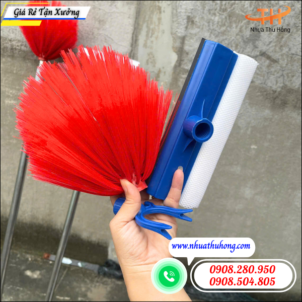 Bỏ sỉ cây quét trần nhà 3 chi tiết, chổi quét mạng nhện giá rẻ 3 chổi quét mạn nhện