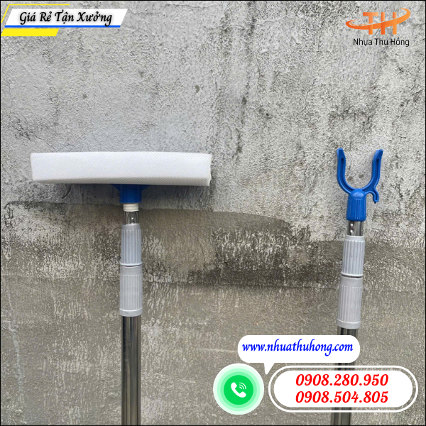 Bỏ sỉ cây quét trần nhà 3 chi tiết, chổi quét mạng nhện giá rẻ 4 cây quét trần tháo lắp nhanh