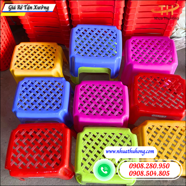 Ghế nhựa lưới sỉ rẻ loại dày – Mẫu đẹp, bền chắc 2 ghế nhựa lưới loại dày