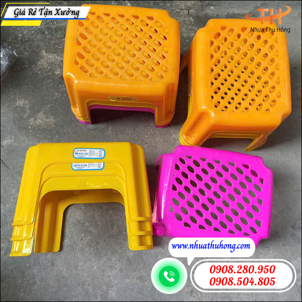 Ghế nhựa lưới sỉ rẻ loại dày – Mẫu đẹp, bền chắc 4 ghế nhựa lưới bền chắc