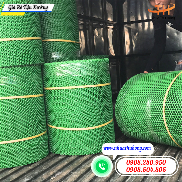 Giao hàng lưới nhựa cứng giá rẻ tận xưởng Nhựa Thu Hồng – hàng sẵn kho, uy tín toàn quốc 2 lưới nhựa bền đẹp giá sỉ