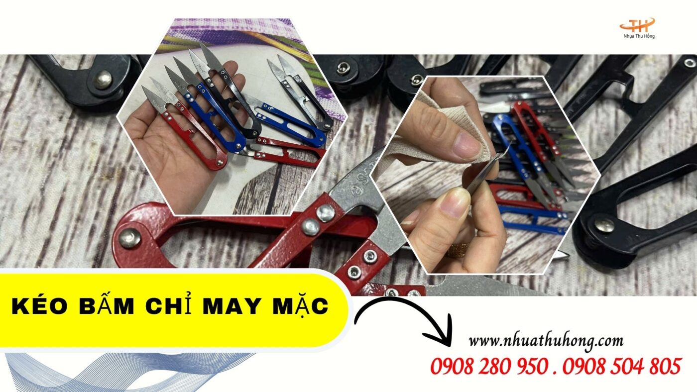 Kéo bấm chỉ sỉ rẻ sắc bén – Hàng bền đẹp giá xưởng 1 keo bam chi