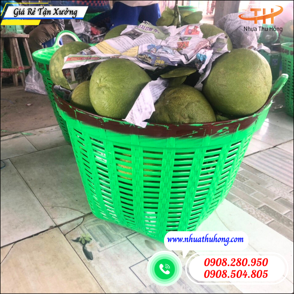 Mua sỉ rổ nhựa công nghiệp giá rẻ tận xưởng HCM 4 rổ nhựa đựng rau củ quả