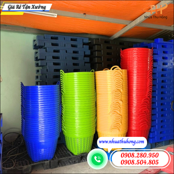Mua sỉ rổ nhựa công nghiệp giá rẻ tận xưởng HCM 5 nguồn sỉ rổ nhựa công nghiệp Thu Hồng