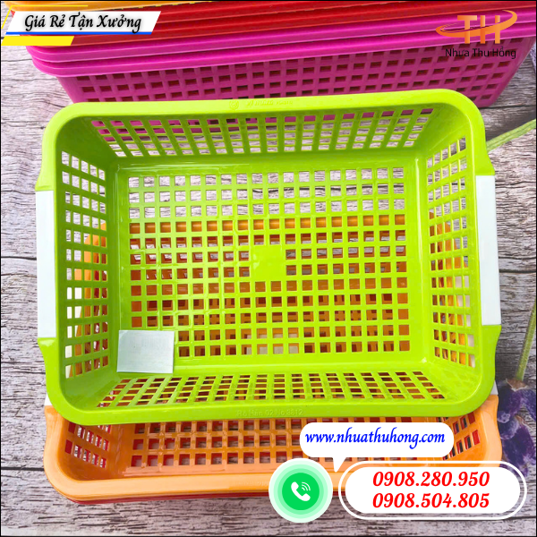Rổ nhựa hàn sỉ lẻ giá rẻ tận xưởng TpHCM 5 xưởng chuyên bán sỉ rổ nhựa hàng dày tại HCM