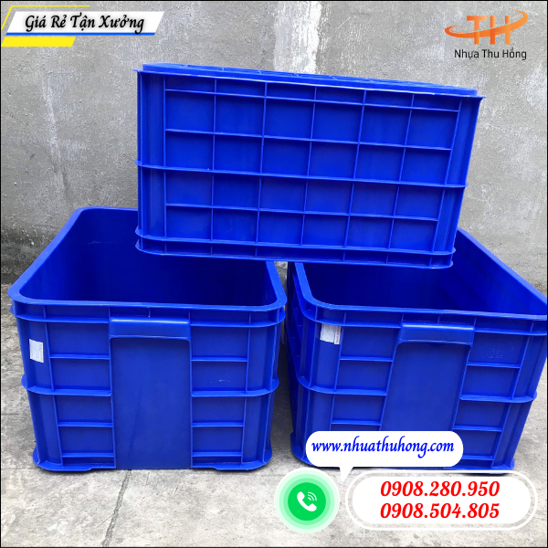 Sóng nhựa - thùng nhựa kín giá sỉ tận kho hàng dày, bền, chịu tải tốt 2 Sóng nhựa bít đựng thực phẩm khô – sạch sẽ, tiện lợi