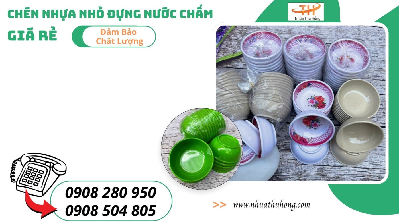 Mua chén nhựa nhỏ đựng nước chấm giá rẻ tại HCM 1 chen nhua nho dung nuoc cham 1