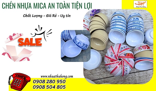 Nguồn sỉ chén nhựa mica cao cấp mẫu đẹp, số lượng lớn giá tốt 1 chen nhua