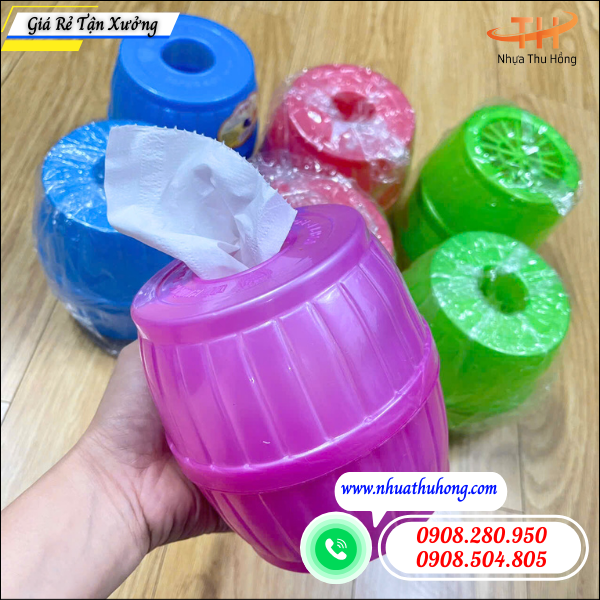 Nguồn sỉ hộp đựng giấy cuộn giá tốt cho đại lý 4 hộp đựng giấy cuộn để kệ nhựa bền