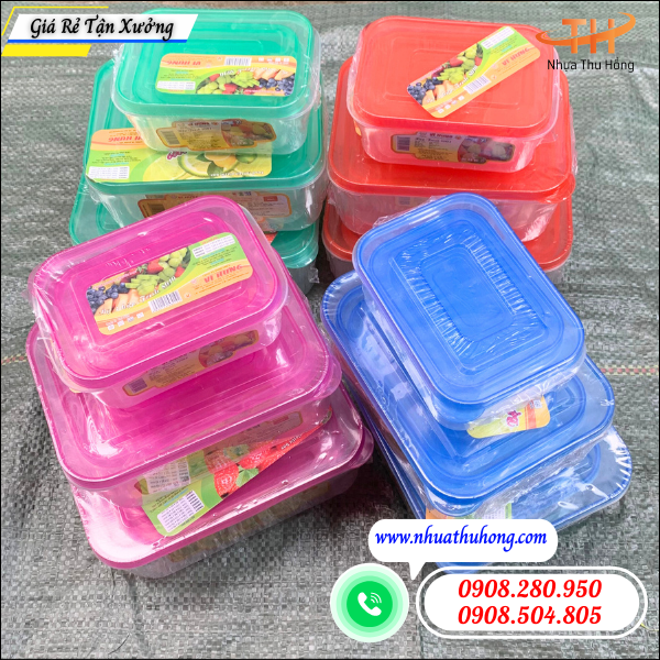Mua hộp nhựa đựng thực phẩm nhiều cỡ ở đâu giá rẻ uy tín? 4 hộp nhựa đựng thực phẩm tủ lạnh