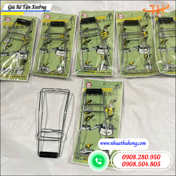 Nguồn sỉ kẹp gắp đồ nóng giá rẻ cho nhà bếp, quán ăn 5 kẹp gắp đồ nóng bền giá tốt