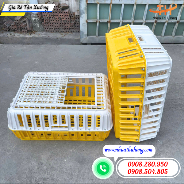 Lồng bắt gà vịt nhựa giá sỉ – bền nhẹ, dễ bắt, dễ dùng 2 lồng nhựa nhốt gà vịt
