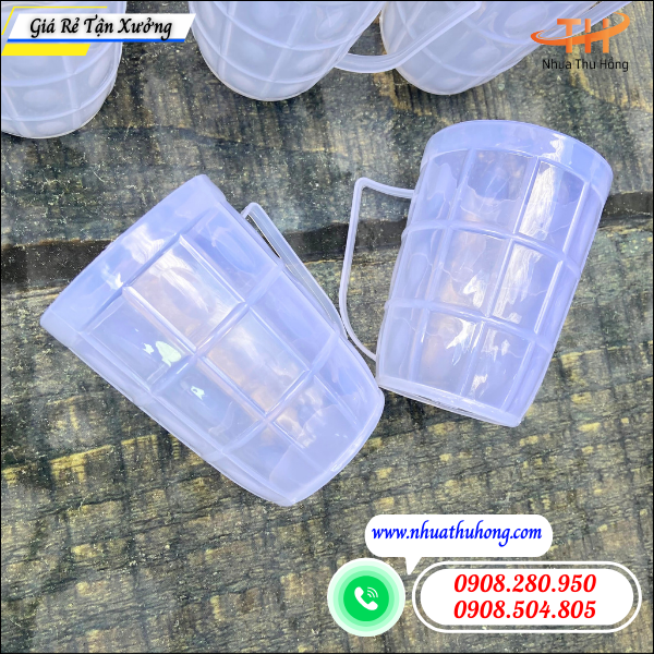 Ly nhựa trắng dẻo dày giá sỉ rẻ - ly nhựa uống bia giá rẻ 3 ly nhựa dẻo không giòn