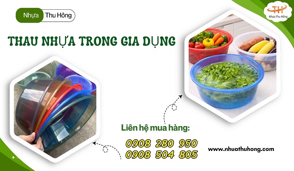 Nơi mua sỉ thau nhựa trong suốt giá rẻ giao nhanh 1 thau nhua trong gia dung 1