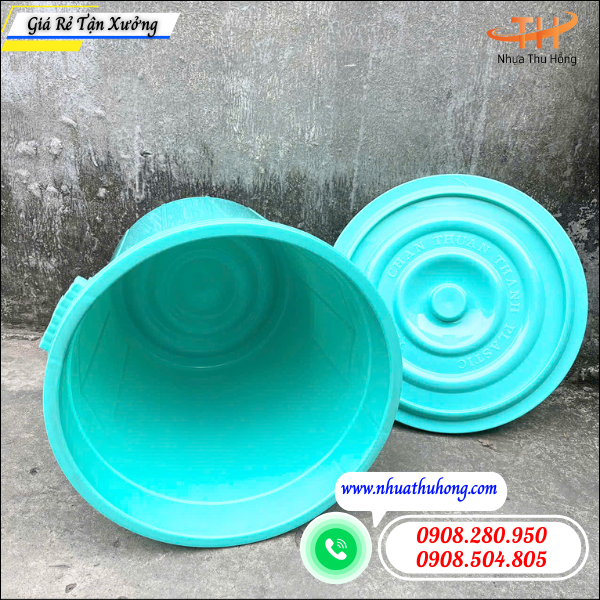Nơi mua xô - thùng nhựa giá rẻ đủ cỡ loại có nắp tại TPHCM 3 xô thùng nhựa có nắp dùng gia đình