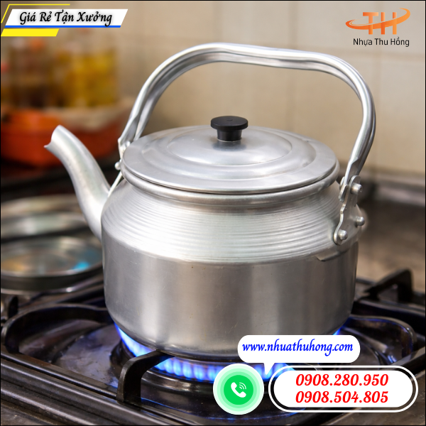 Nguồn sỉ ấm nhôm 2l giá tốt cho cửa hàng gia dụng 3 ấm nhôm dùng gia đình