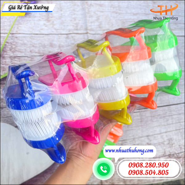 Nguồn sỉ bàn chải chà sàn cầm tay giá rẻ, hàng sẵn 2 bàn chải chà sàn cầm tay