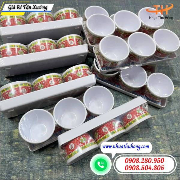 Sỉ bộ 3 ly nước cúng bằng nhựa – bền đẹp, giá tốt 5 bộ 3 ly nước cúng nhựa giá sỉ