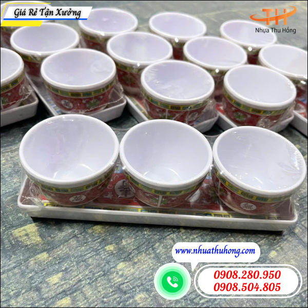 Sỉ bộ 3 ly nước cúng bằng nhựa – bền đẹp, giá tốt 2 bộ 3 ly nước cúng nhựa