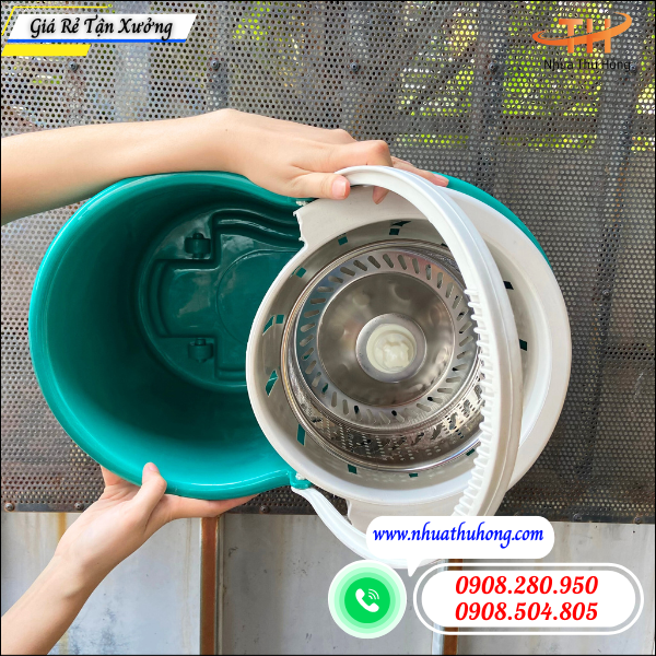 Mua bộ thùng lau nhà 360 độ giá rẻ ở đâu uy tín? 3 bộ thùng lau nhà 360 độ giá rẻ cho gia đình