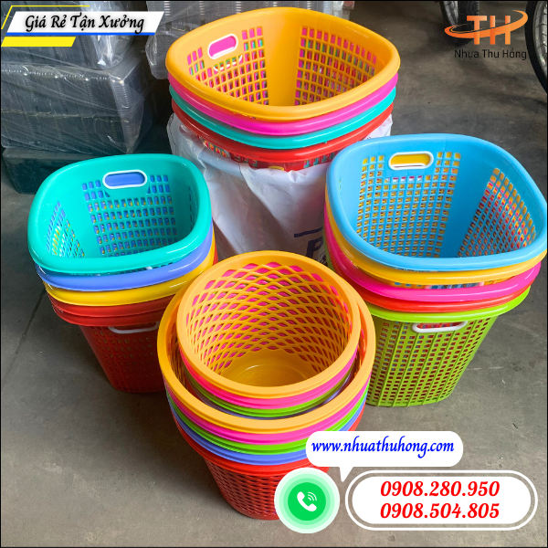 Chuyên sỉ sọt nhựa vuông giá rẻ – loại dày, dùng lâu 5 nguồn sỉ sọt nhựa vuông