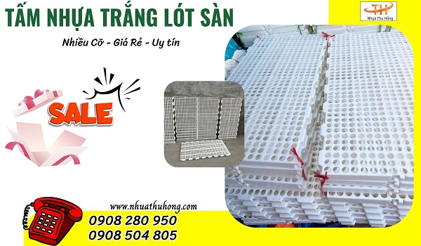 Tấm lót sàn nhựa chăn nuôi heo, gà, vịt giá sỉ rẻ giao nhanh 1 tam lot san nhua