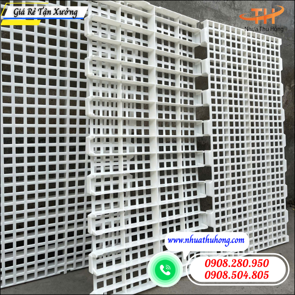 Tấm lót sàn nhựa chăn nuôi heo, gà, vịt giá sỉ rẻ giao nhanh 3 sàn nhựa chăn nuôi gia súc gia cầm