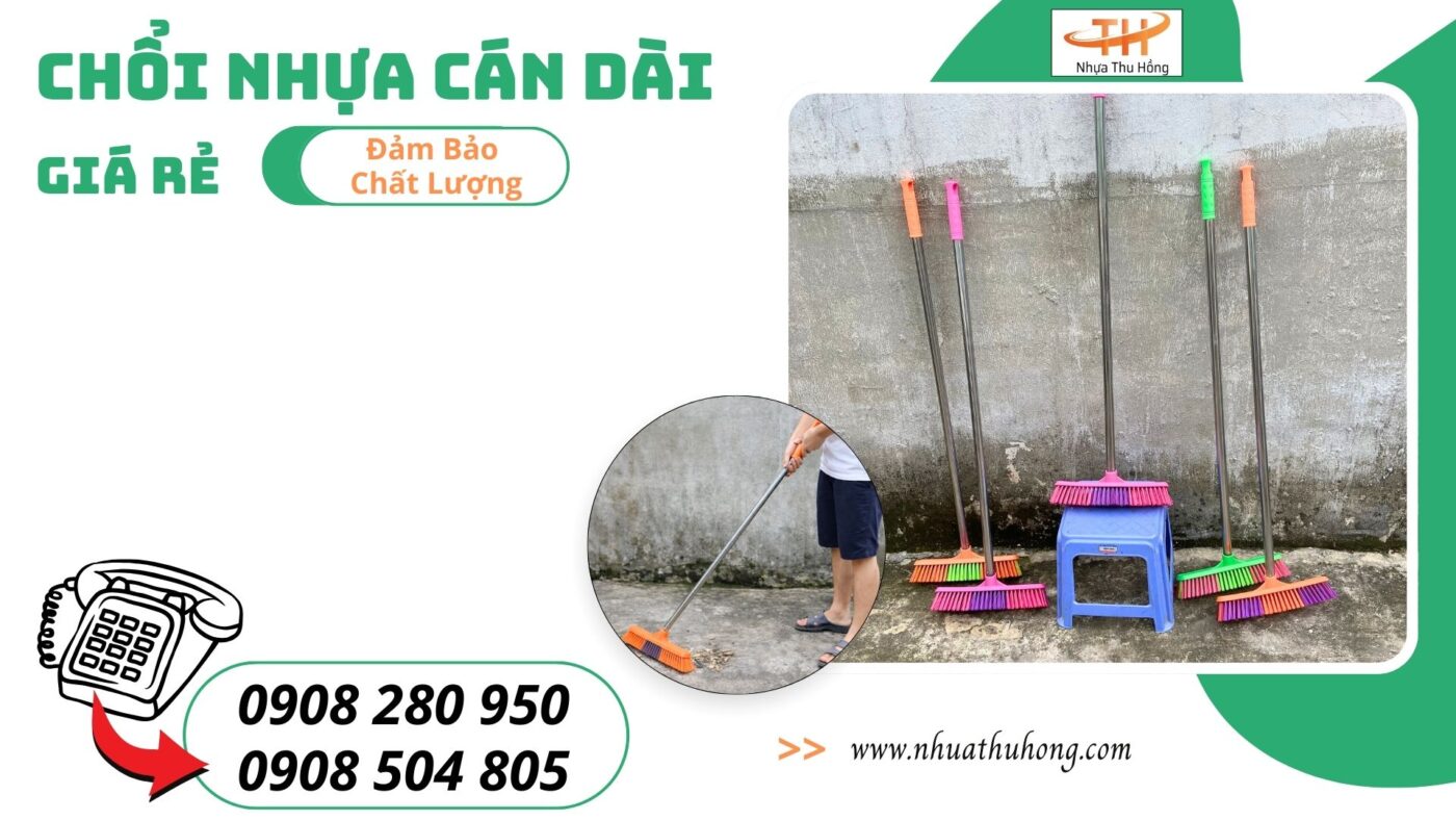 Nhà cung cấp chổi nhựa cán dài giá rẻ tại TP.HCM 1 choi nhua can dai 1