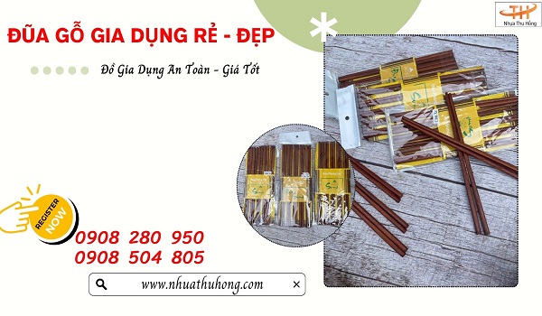 Nguồn đũa gỗ giá sỉ rẻ giao hàng nhanh toàn khu vực HCM 1 dua go gia dung 1