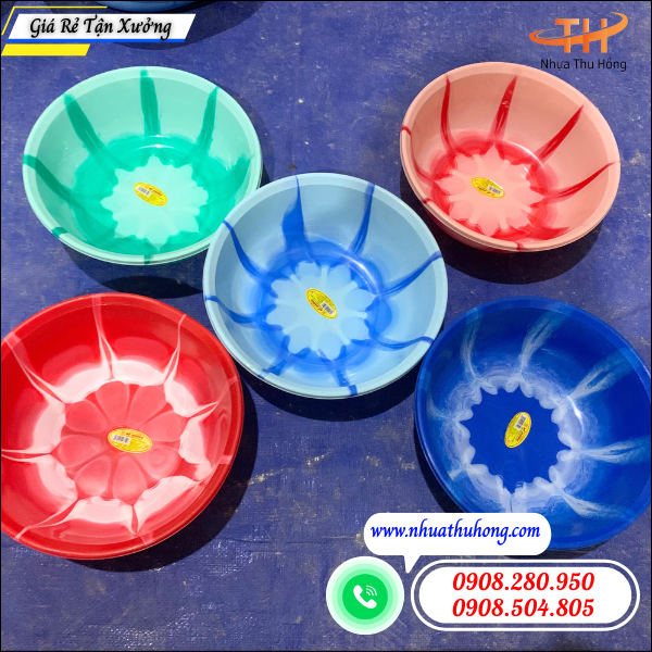 Bán sỉ thau nhựa kiểu rẻ – Lấy càng nhiều giá càng tốt 2 thau nhựa bền đẹp