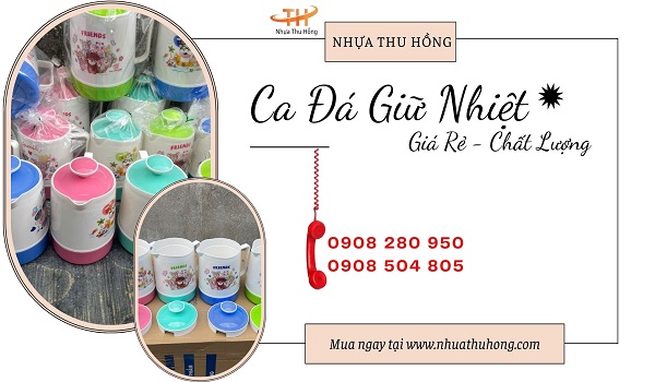 Địa chỉ cung cấp ca đá giữ nhiệt nhựa giá sỉ rẻ uy tín 1 ca da giu nhiet 1
