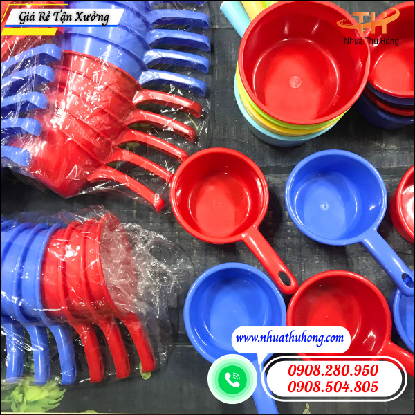 Gáo nhựa múc nước giá rẻ số lượng lớn hàng luôn có sẵn tại kho 5 gáo nhựa kinh doanh lợi nhuận cao