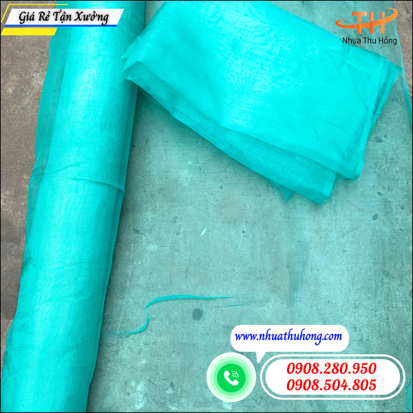Tổng kho lưới mùng xanh chắn muỗi, chắn sâu bệnh giá rẻ 2 lưới mùng xanh nhựa dẻo bền