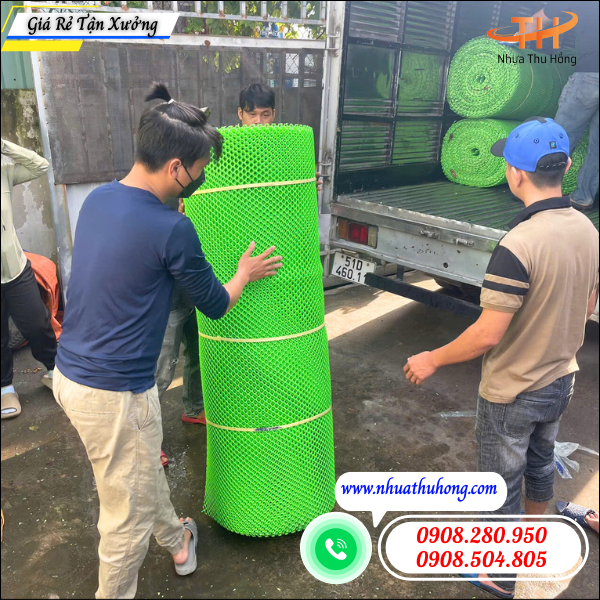 Lưới nhựa xanh giá sỉ xuất kho liên tục tại Thu Hồng 2 lưới nhựa xanh giá sỉ.