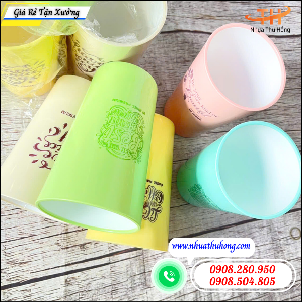Ly nhựa uống nước giá rẻ bền đẹp, nhiều mẫu, giá tốt tận kho 3 ly nhựa dày cao cấp